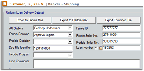 5801 Exporting To Fannie Mae Or Freddie Mac ULDD Format (0748)